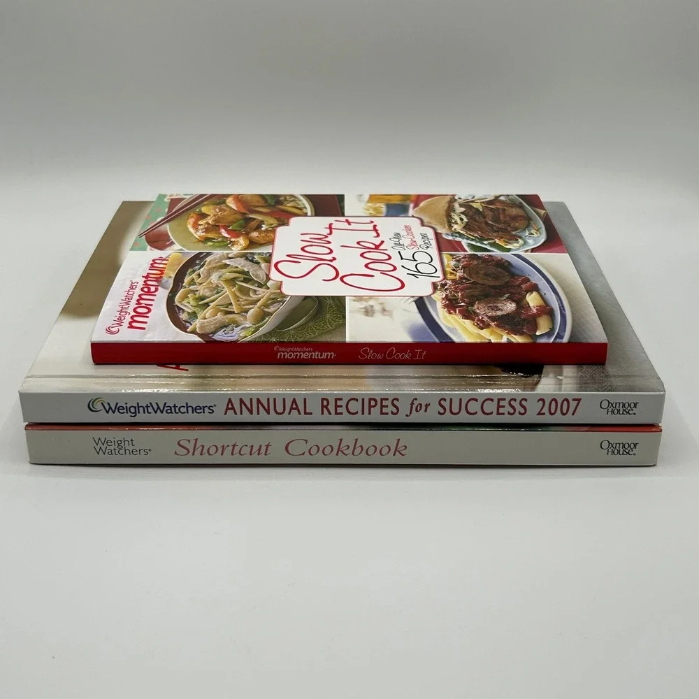 Weight Watchers Cookbook Lot of 3 Shortcut Annual Recipes 2007 Slow‎ Cook It